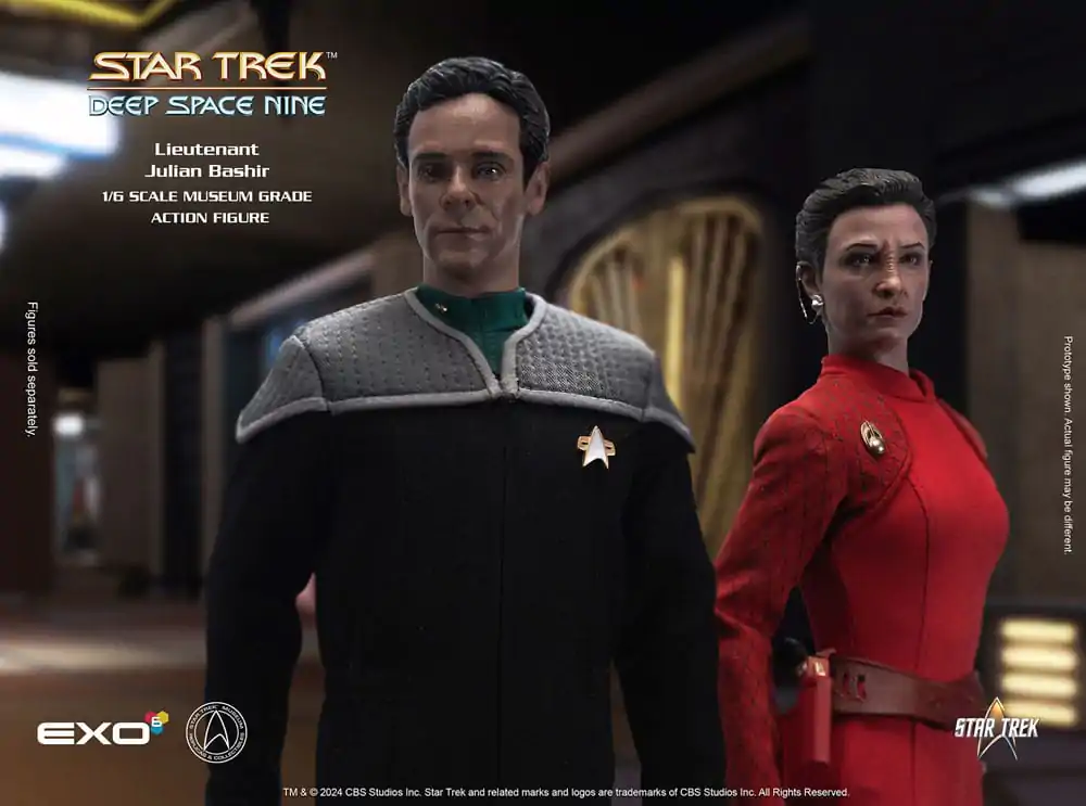 Star Trek: Deep Space Nine Action Figure 1/6 Dr. Julian Bashir 30 cm figurină poza produsului
