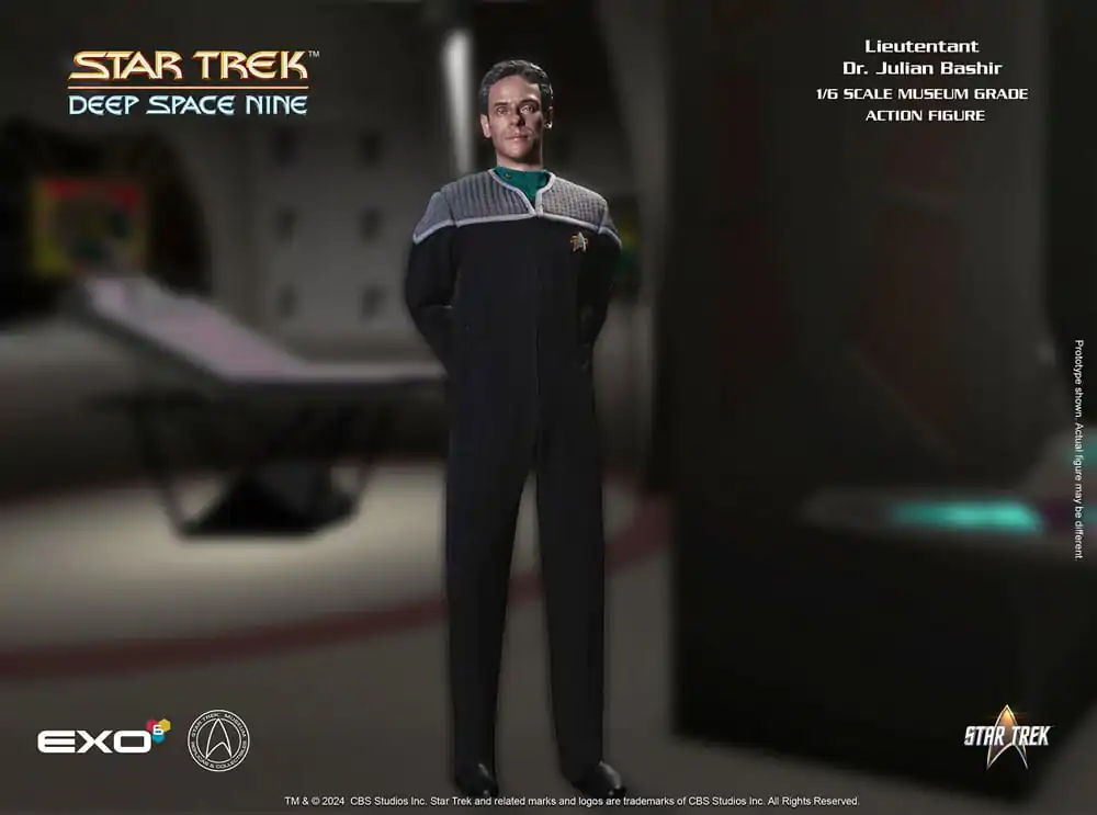 Star Trek: Deep Space Nine Action Figure 1/6 Dr. Julian Bashir 30 cm figurină poza produsului