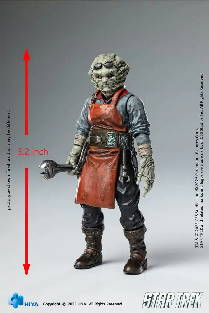 Figurină de acțiune mini Star Trek Exquisite 1/18 Star Trek 2009 Keenser 8 cm poza produsului