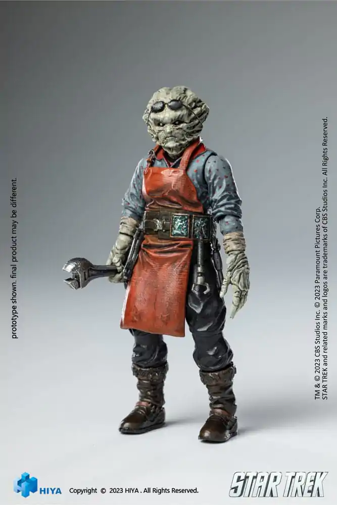 Figurină de acțiune mini Star Trek Exquisite 1/18 Star Trek 2009 Keenser 8 cm poza produsului