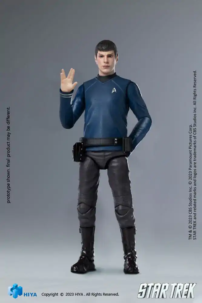 Figurină mini de acțiune Star Trek Exquisite 1/18 Star Trek 2009 Spock 10 cm poza produsului