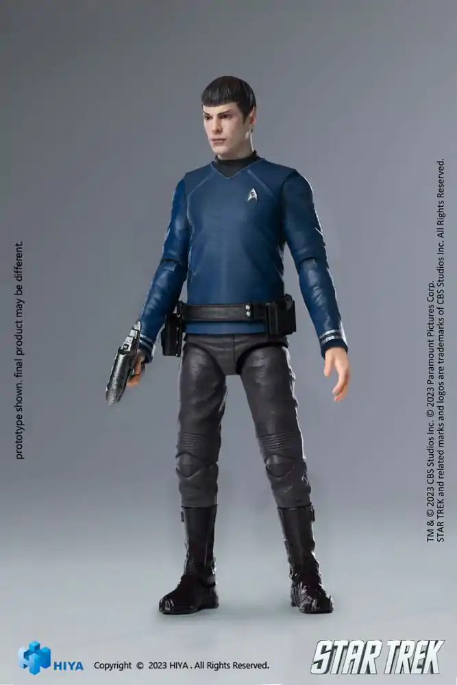 Figurină mini de acțiune Star Trek Exquisite 1/18 Star Trek 2009 Spock 10 cm poza produsului