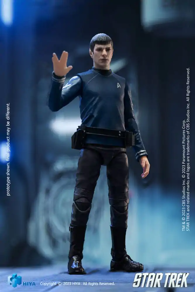 Figurină mini de acțiune Star Trek Exquisite 1/18 Star Trek 2009 Spock 10 cm poza produsului