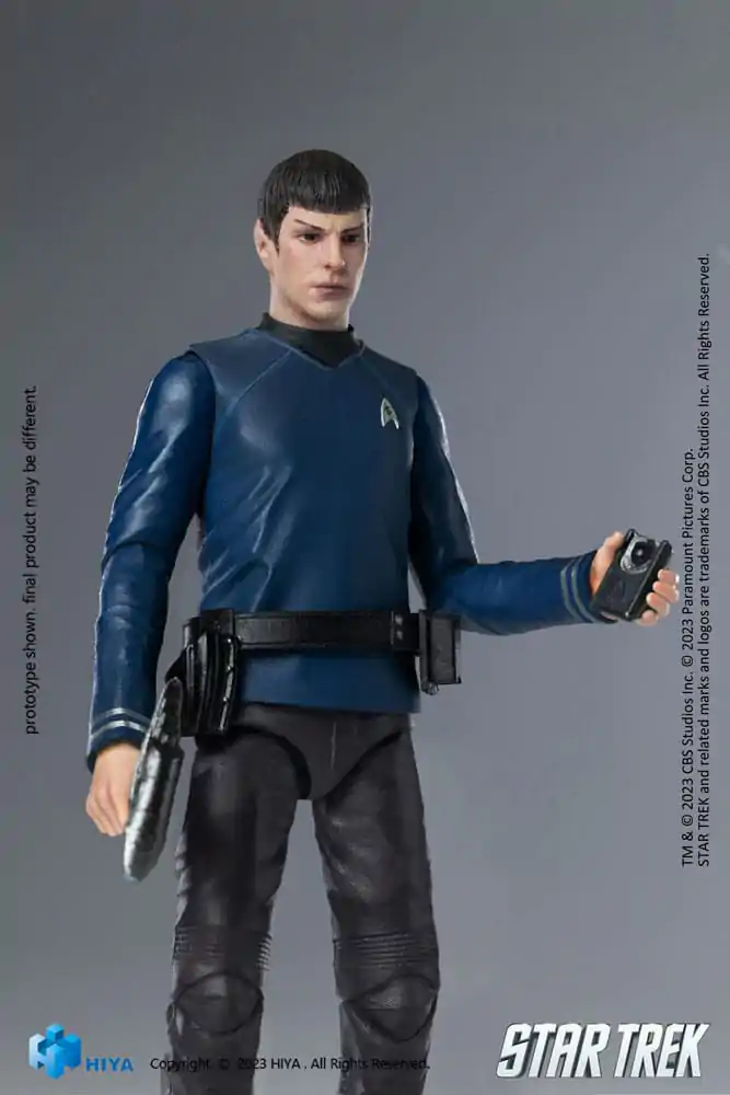 Figurină mini de acțiune Star Trek Exquisite 1/18 Star Trek 2009 Spock 10 cm poza produsului