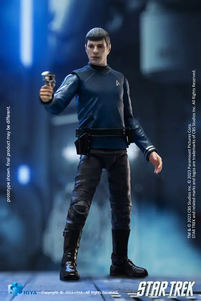 Figurină mini de acțiune Star Trek Exquisite 1/18 Star Trek 2009 Spock 10 cm poza produsului