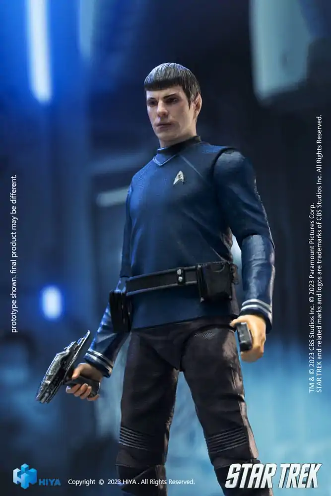 Figurină mini de acțiune Star Trek Exquisite 1/18 Star Trek 2009 Spock 10 cm poza produsului