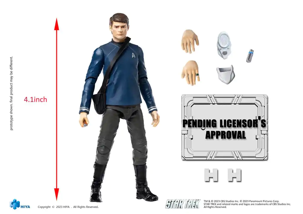 Star Trek Figurina Mini Exquisită 1/18 Star Trek 2009 McCoy 10 cm poza produsului