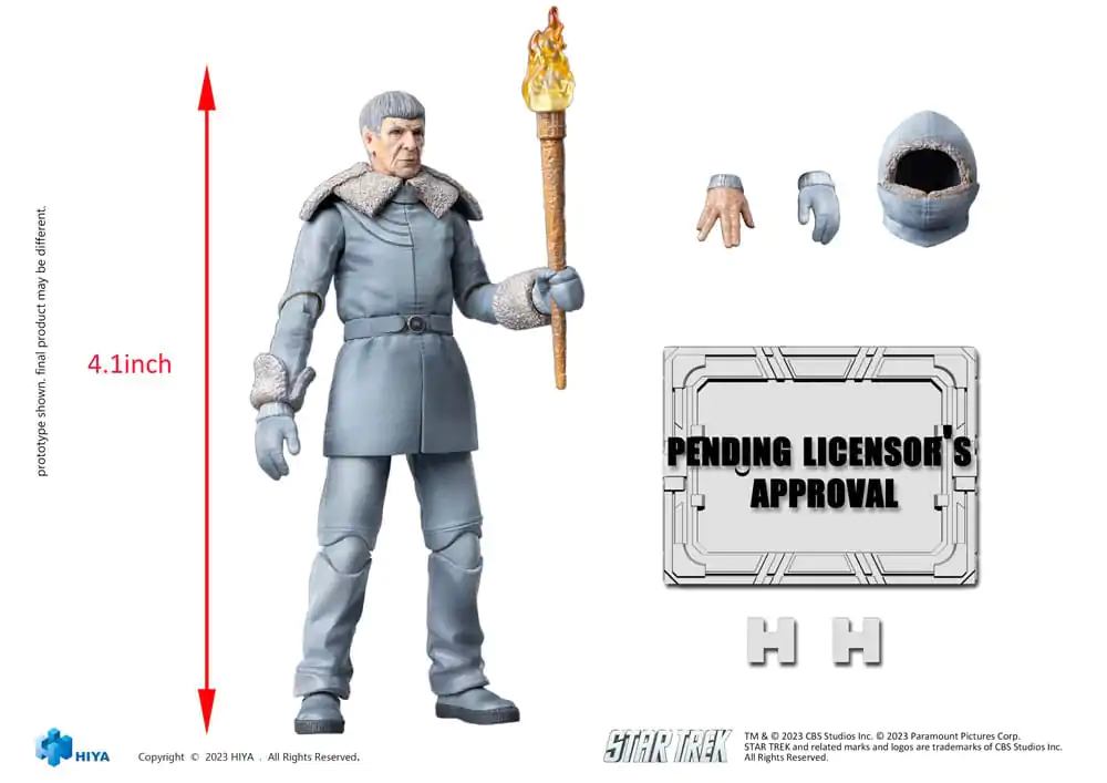 Figurină mini de acțiune Star Trek Exquisite 1/18 Star Trek 2009 Spock Prime 10 cm poza produsului