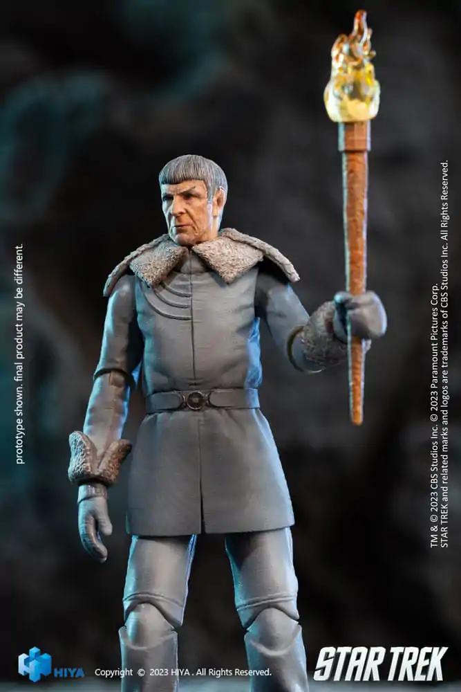 Figurină mini de acțiune Star Trek Exquisite 1/18 Star Trek 2009 Spock Prime 10 cm poza produsului