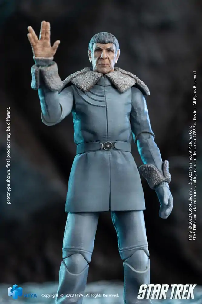 Figurină mini de acțiune Star Trek Exquisite 1/18 Star Trek 2009 Spock Prime 10 cm poza produsului