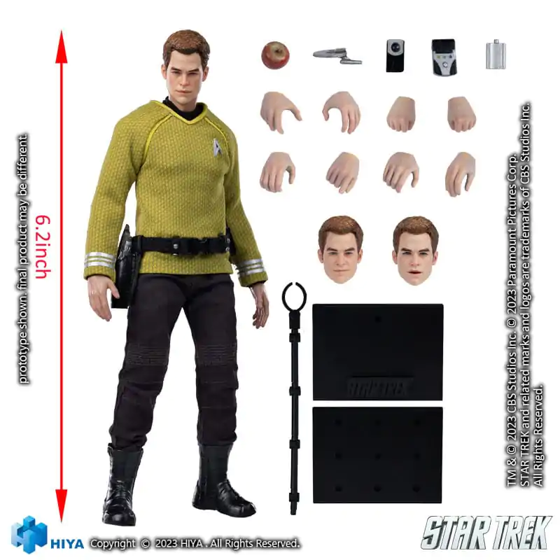 Star Trek Exquisite Super Series Figurina de Acțiune 1/12 Kirk 16 cm poza produsului