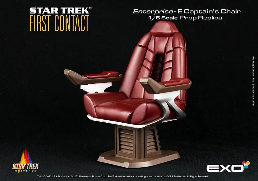 Star Trek: First Contact Replica 1/6 Scaunul Căpitanului Enterprise-E 15 cm poza produsului