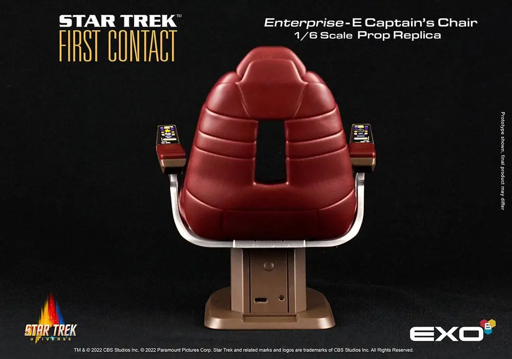 Star Trek: First Contact Replica 1/6 Scaunul Căpitanului Enterprise-E 15 cm poza produsului