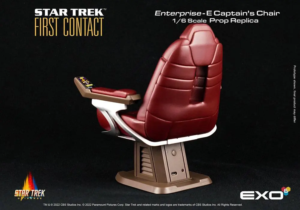 Star Trek: First Contact Replica 1/6 Scaunul Căpitanului Enterprise-E 15 cm poza produsului