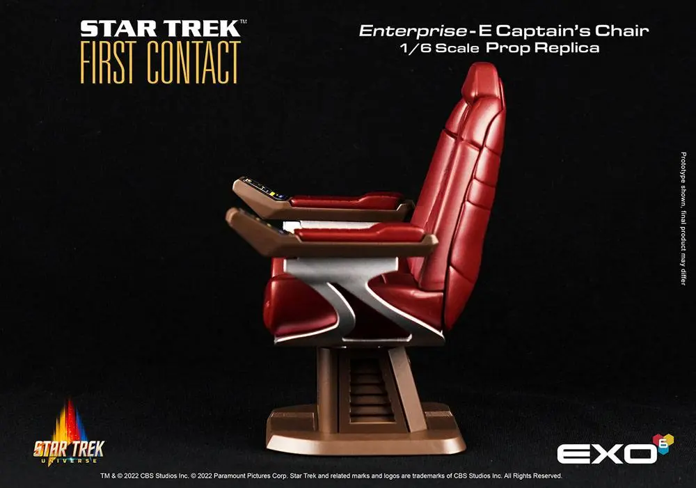 Star Trek: First Contact Replica 1/6 Scaunul Căpitanului Enterprise-E 15 cm poza produsului