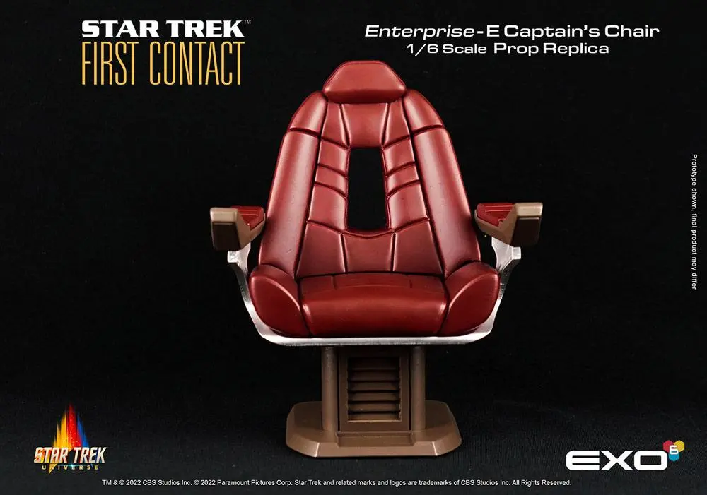 Star Trek: First Contact Replica 1/6 Scaunul Căpitanului Enterprise-E 15 cm poza produsului