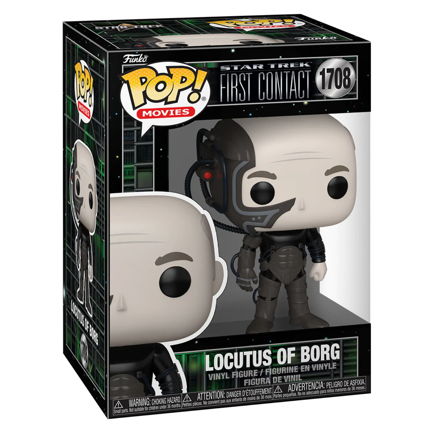 Star Trek First Contact Funko POP! TV Figurină de vinil Picard(Borg) 9 cm poza produsului
