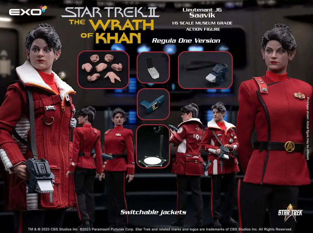 Star Trek II: The Wrath of Khan figurina de actiune 1/6 Lt. Saavik (Regula One Version) 28 cm poza produsului