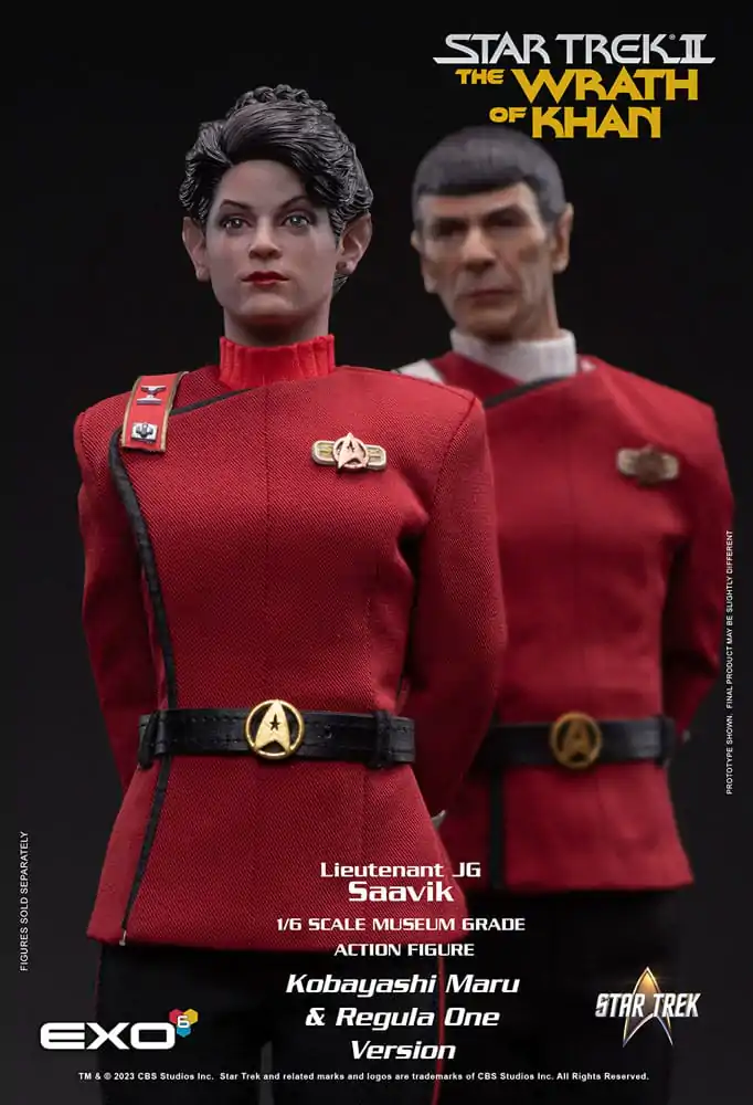 Star Trek II: The Wrath of Khan figurina de actiune 1/6 Lt. Saavik (Regula One Version) 28 cm poza produsului