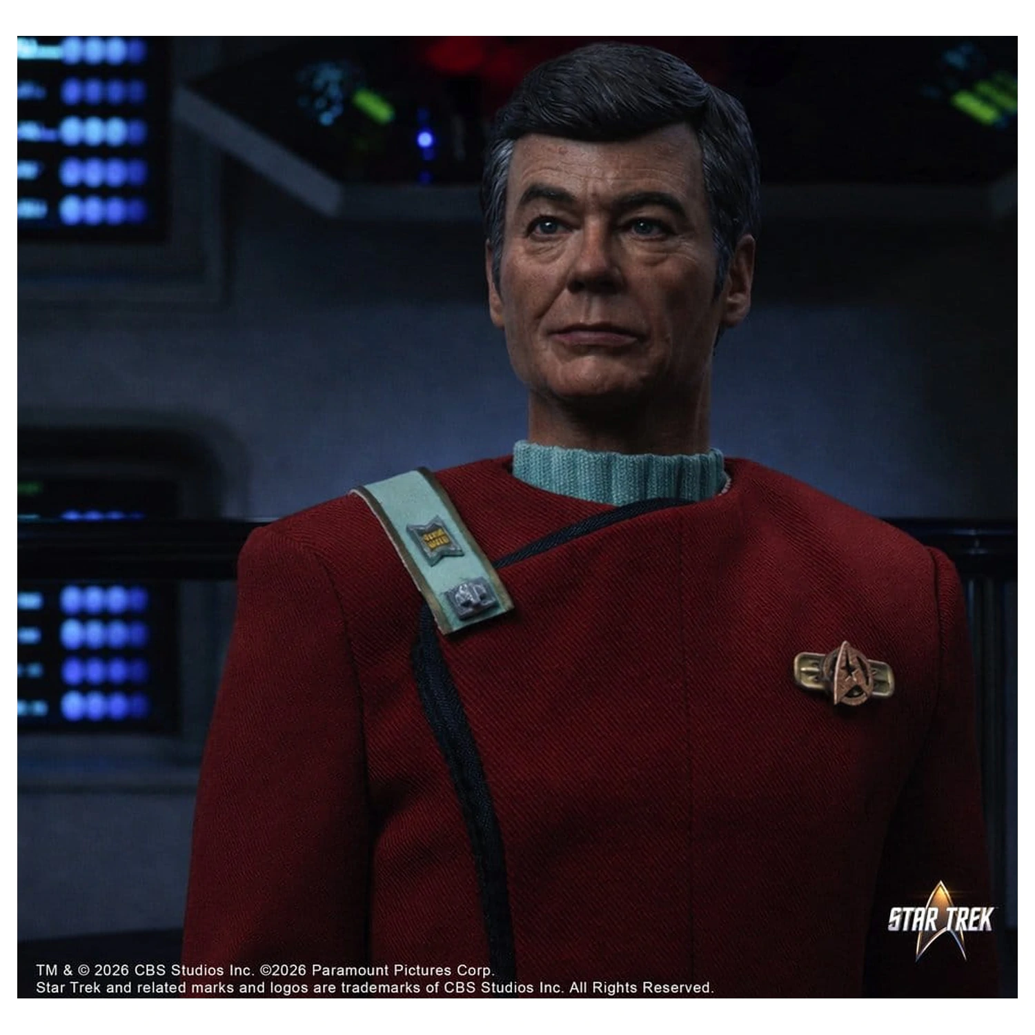 Star Trek II: The Wrath of Khan figurina de actiune 1/6 Dr. Leonard McCoy Kobayashi Maru Versiune 30 cm poza produsului