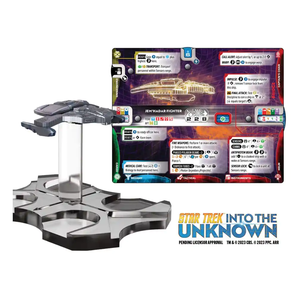 Star Trek: Into the Unknown Miniatures Joc Expansiune Federatia vs Dominion Core Versiune Engleza poza produsului