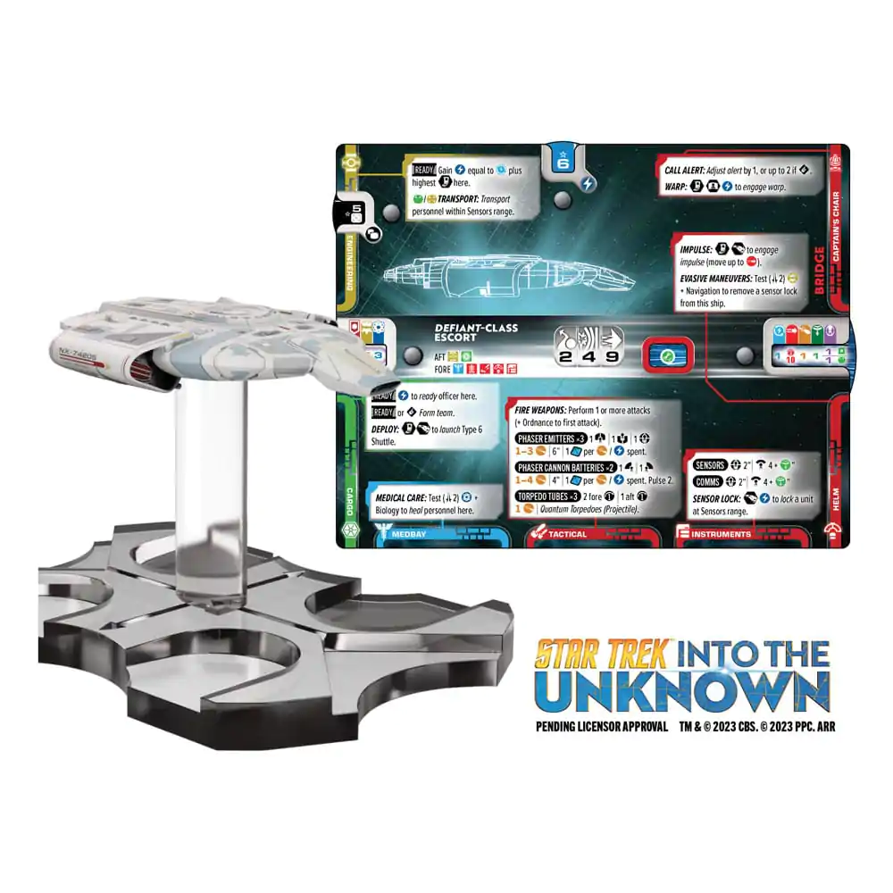 Star Trek: Into the Unknown Miniatures Joc Expansiune Federatia vs Dominion Core Versiune Engleza poza produsului