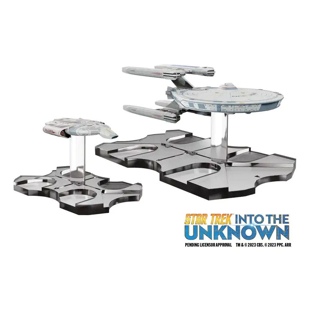 Star Trek: Into the Unknown Miniatures Joc Expansiune Federatia vs Dominion Core Versiune Engleza poza produsului