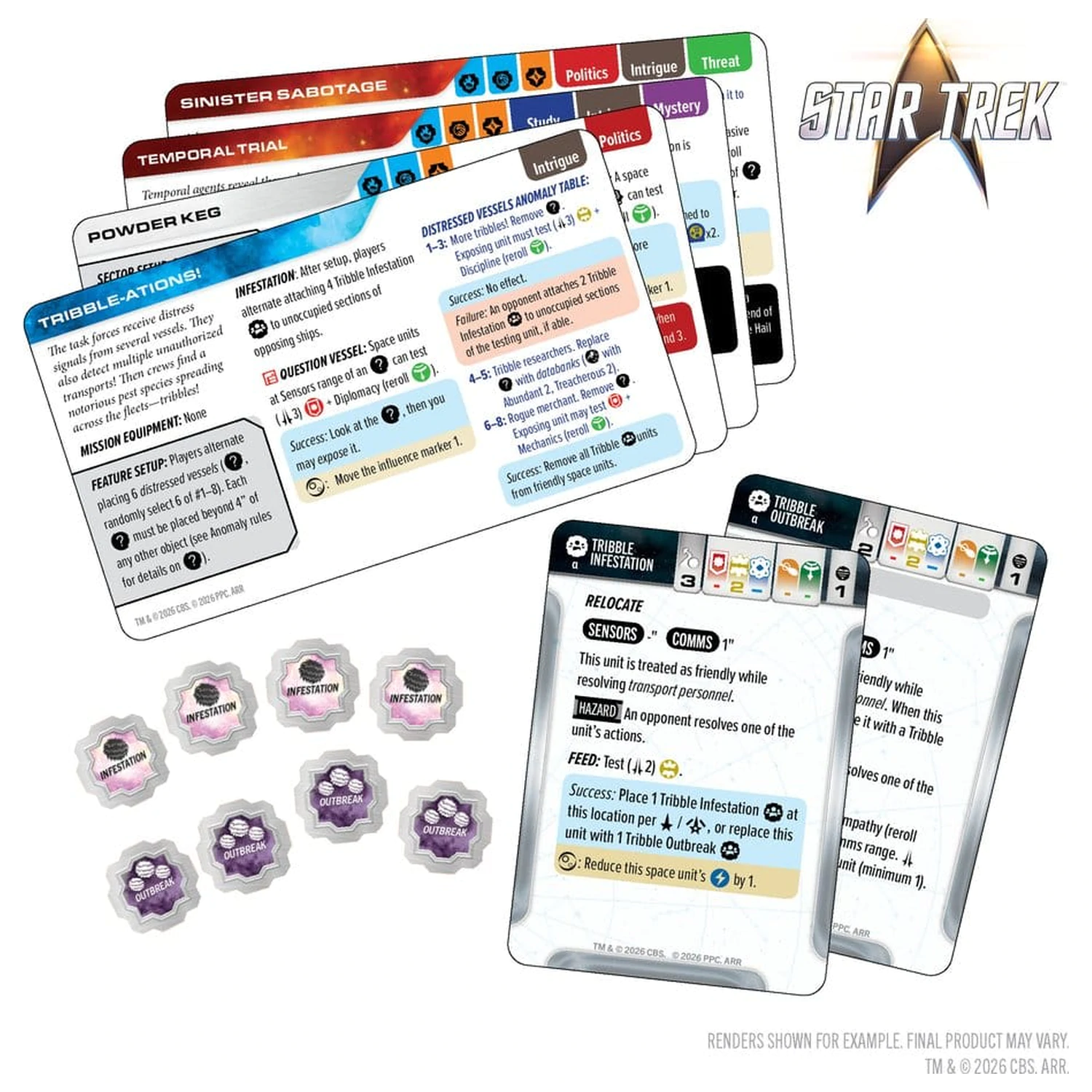 Star Trek: Into the Unknown - Trials and Tribble-ations Pachet de cărți poza produsului