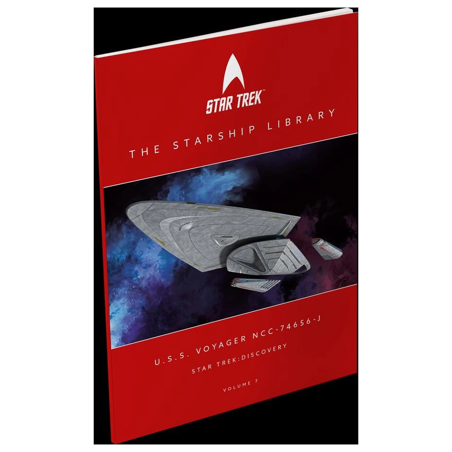 Star Trek Library Die-Cast U.S.S. Voyager NCC-74656-J 10 cm poza produsului