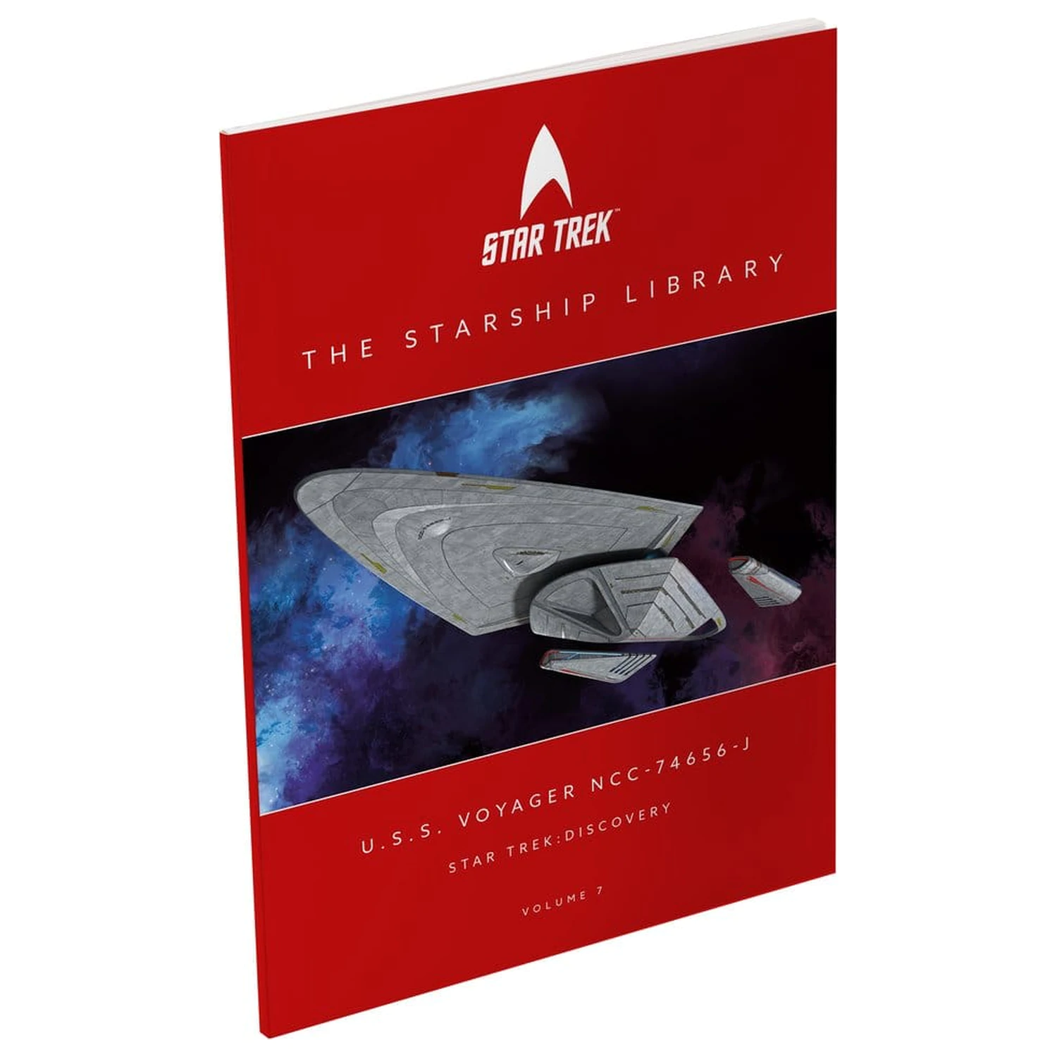 Star Trek Library Die-Cast U.S.S. Voyager NCC-74656-J 10 cm poza produsului