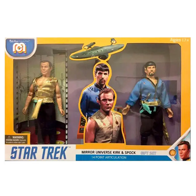 Figurine de acțiune Star Trek 2-Pack Mirror Universe Spock & Kirk 20 cm poza produsului