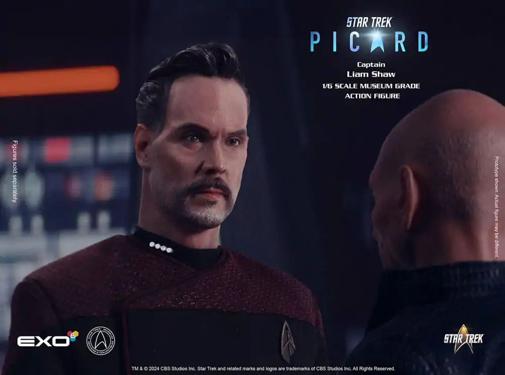 Star Trek: Picard Action Figure 1/6 Căpitan Liam Shaw 30 cm Figurina de Acțiune poza produsului