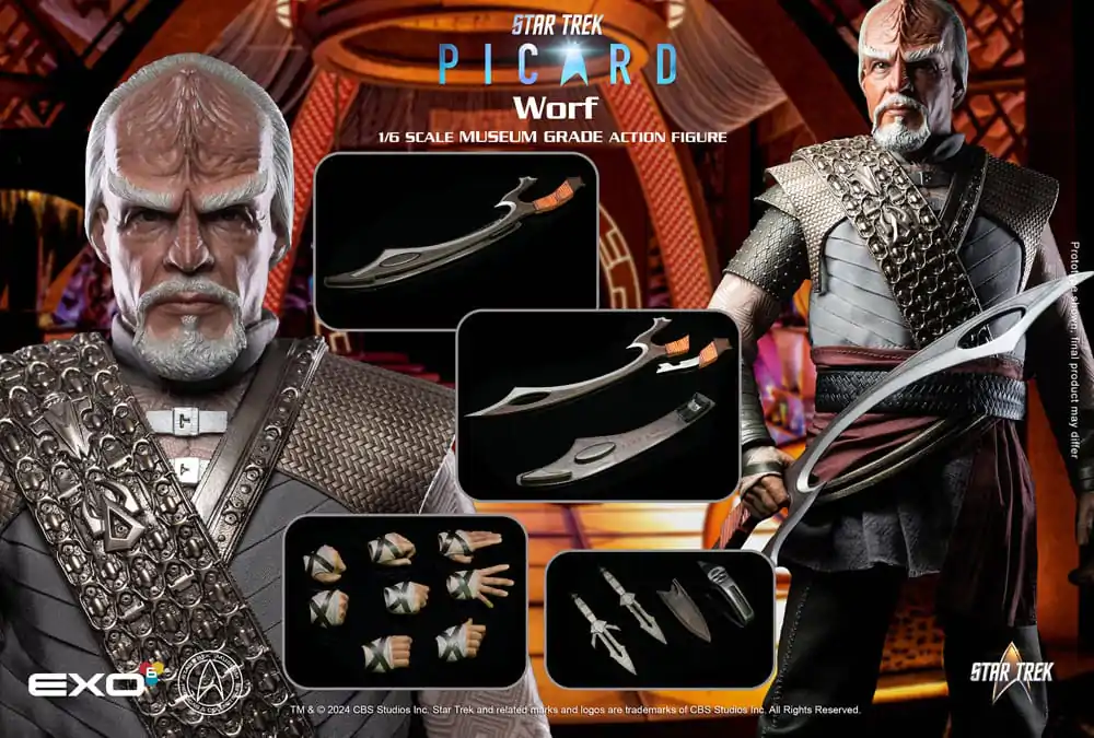 Star Trek: Picard Figurină de acțiune 1/6 Worf 30 cm poza produsului