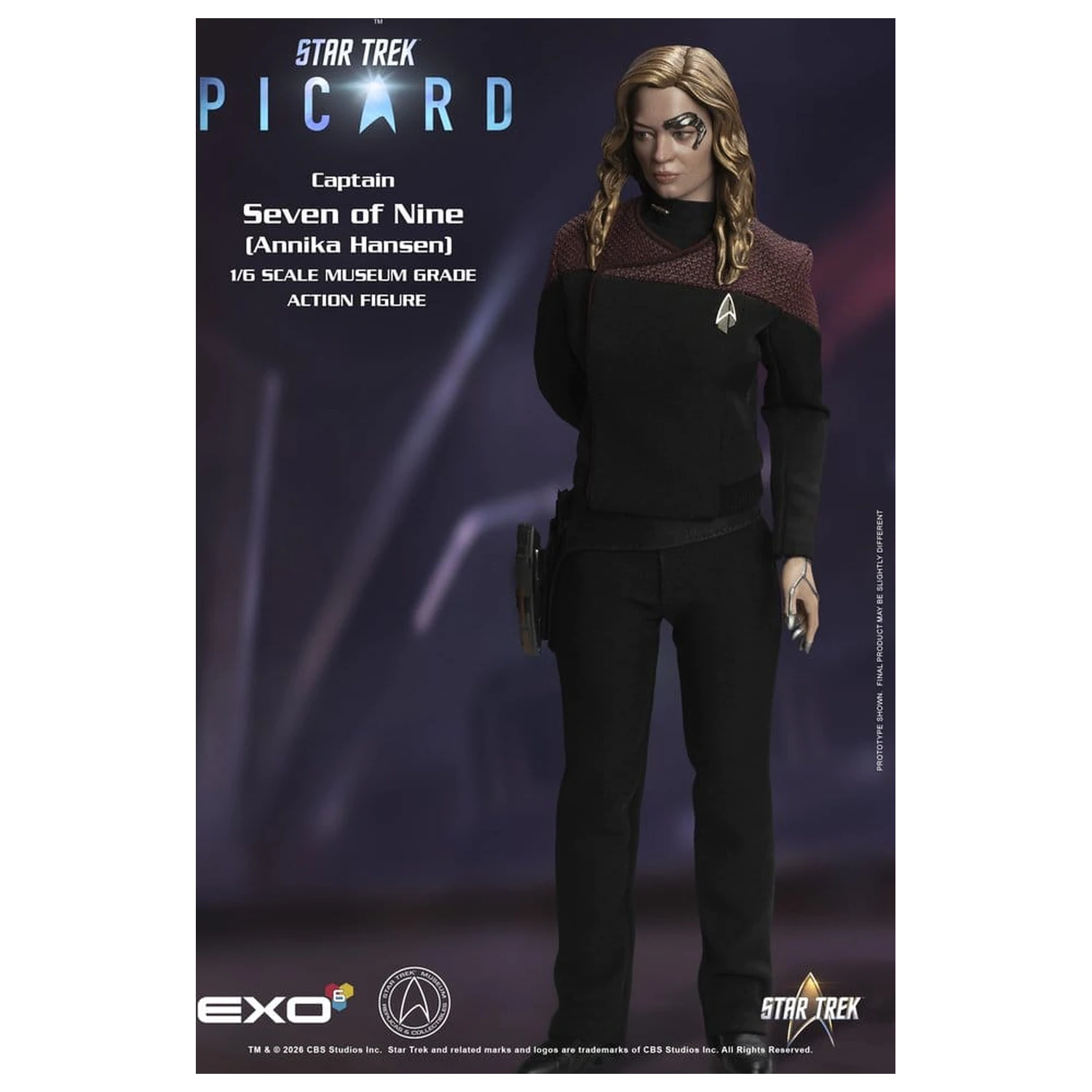 Star Trek: Picard Figurina de acțiune 1/6 Captain Seven of Nine 29 cm poza produsului