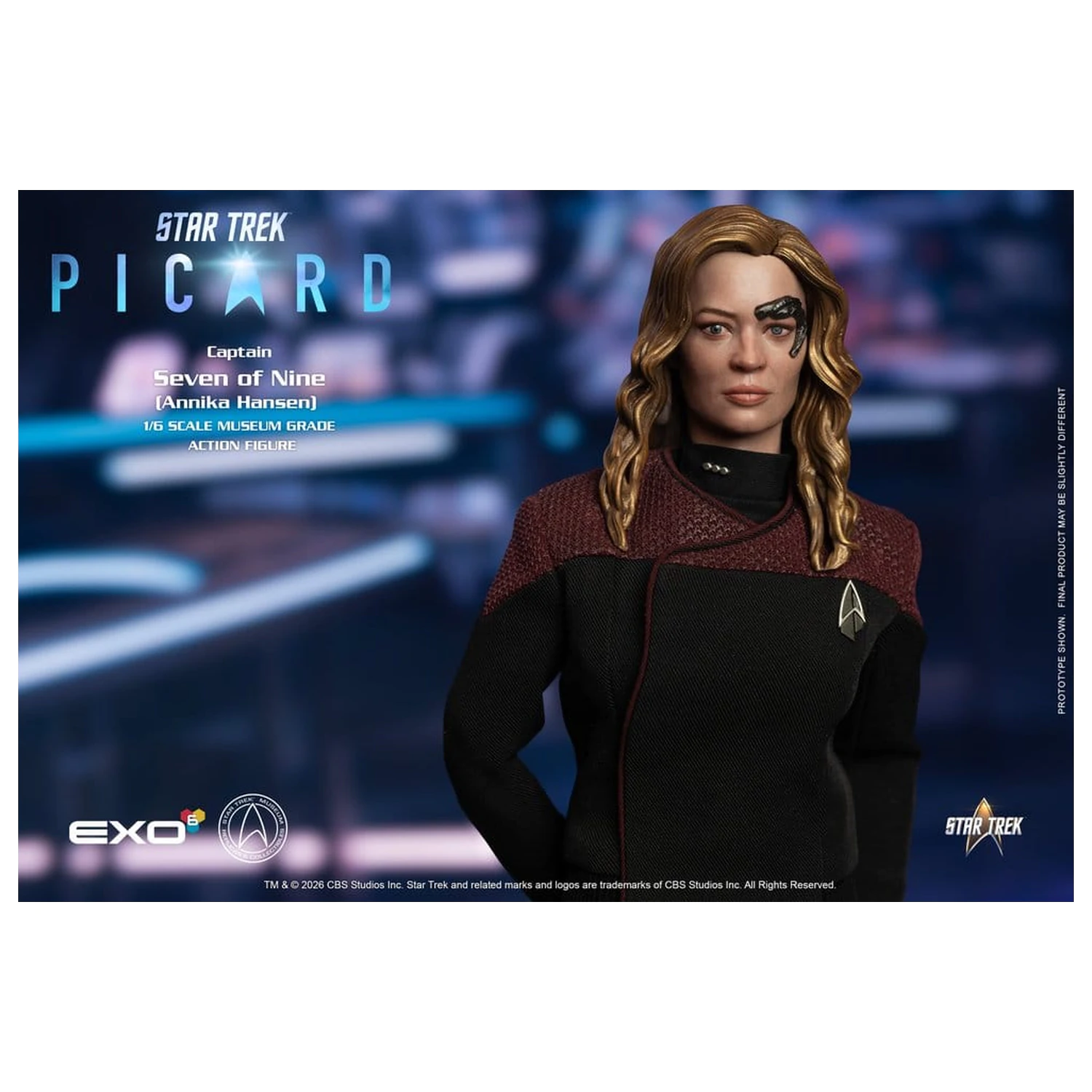 Star Trek: Picard Figurina de acțiune 1/6 Captain Seven of Nine 29 cm poza produsului