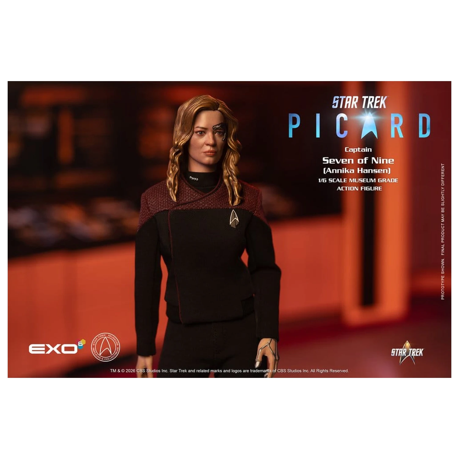 Star Trek: Picard Figurina de acțiune 1/6 Captain Seven of Nine 29 cm poza produsului
