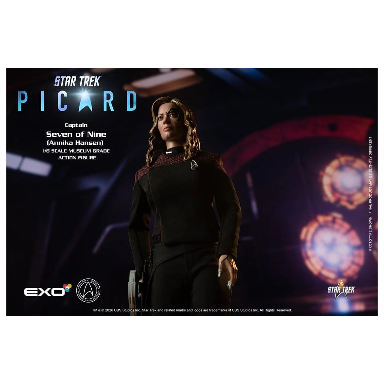 Star Trek: Picard Figurina de acțiune 1/6 Captain Seven of Nine 29 cm poza produsului