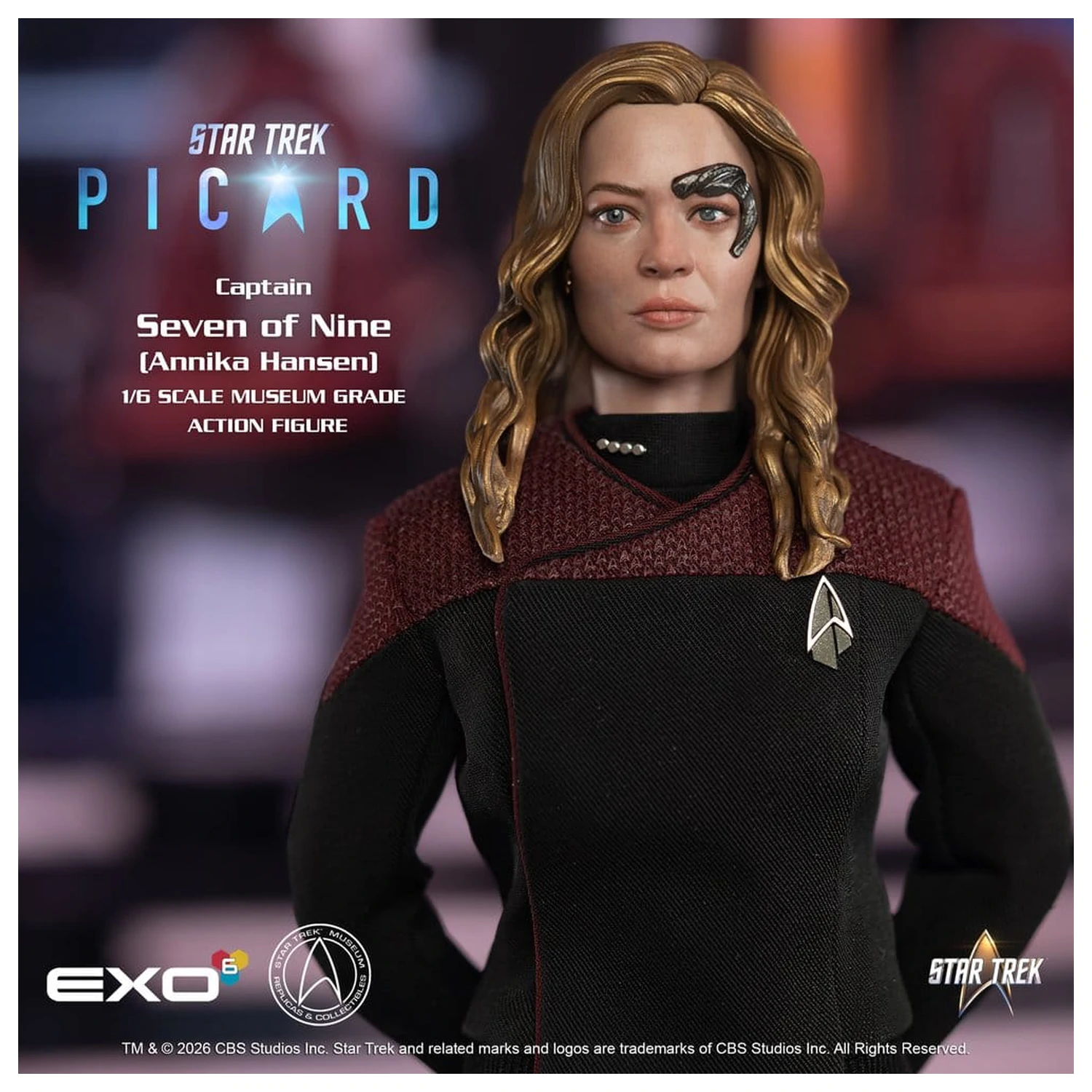 Star Trek: Picard Figurina de acțiune 1/6 Captain Seven of Nine 29 cm poza produsului