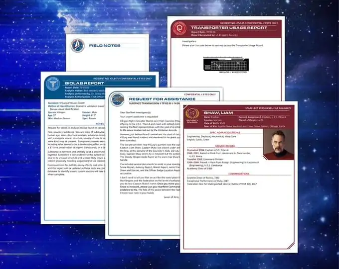 Star Trek Picard Joc de mister cu crime Murder on the Titan-A Versiunea engleza poza produsului