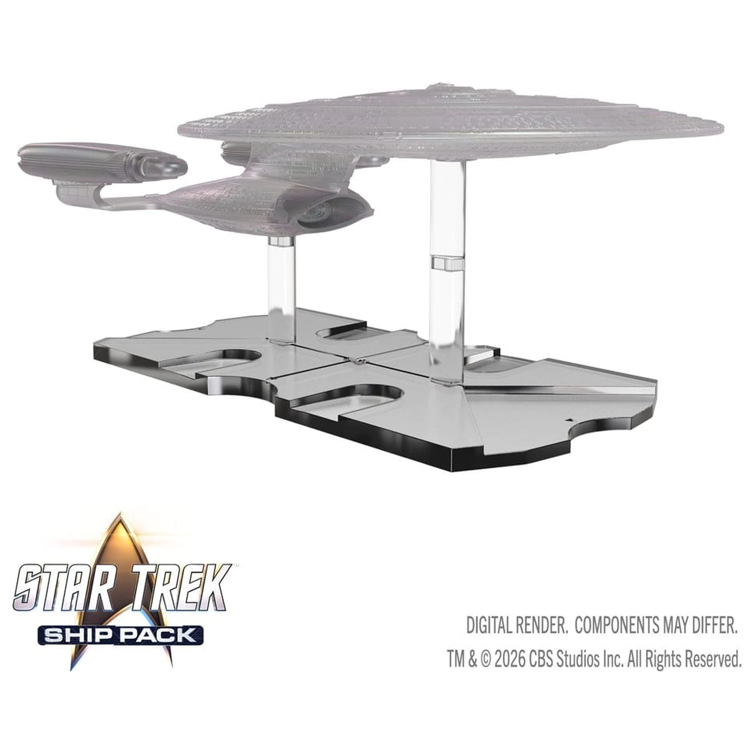 Star Trek Ship Pack Boxed miniaturi precolorate U.S.S. Enterprise - 60th Anniversary Edition 22 cm poza produsului