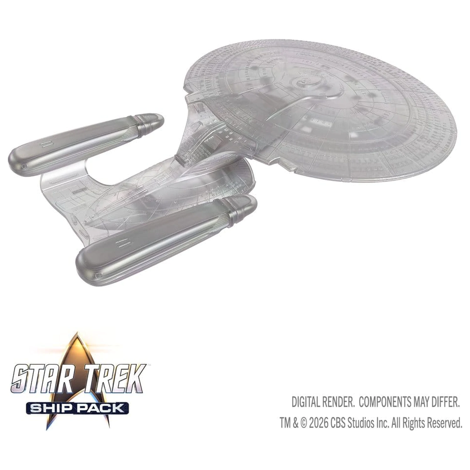 Star Trek Ship Pack Boxed miniaturi precolorate U.S.S. Enterprise - 60th Anniversary Edition 22 cm poza produsului