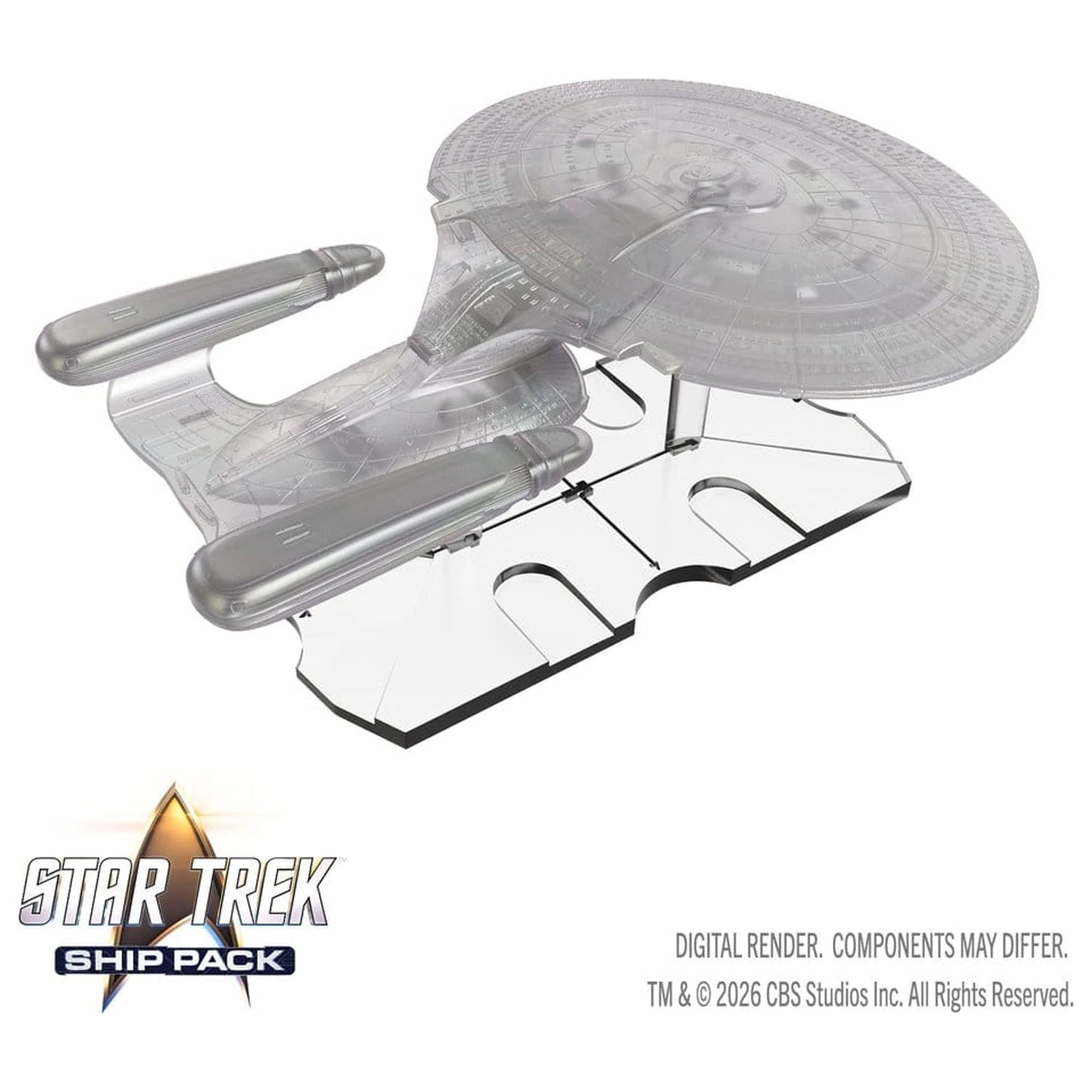 Star Trek Ship Pack Boxed miniaturi precolorate U.S.S. Enterprise - 60th Anniversary Edition 22 cm poza produsului