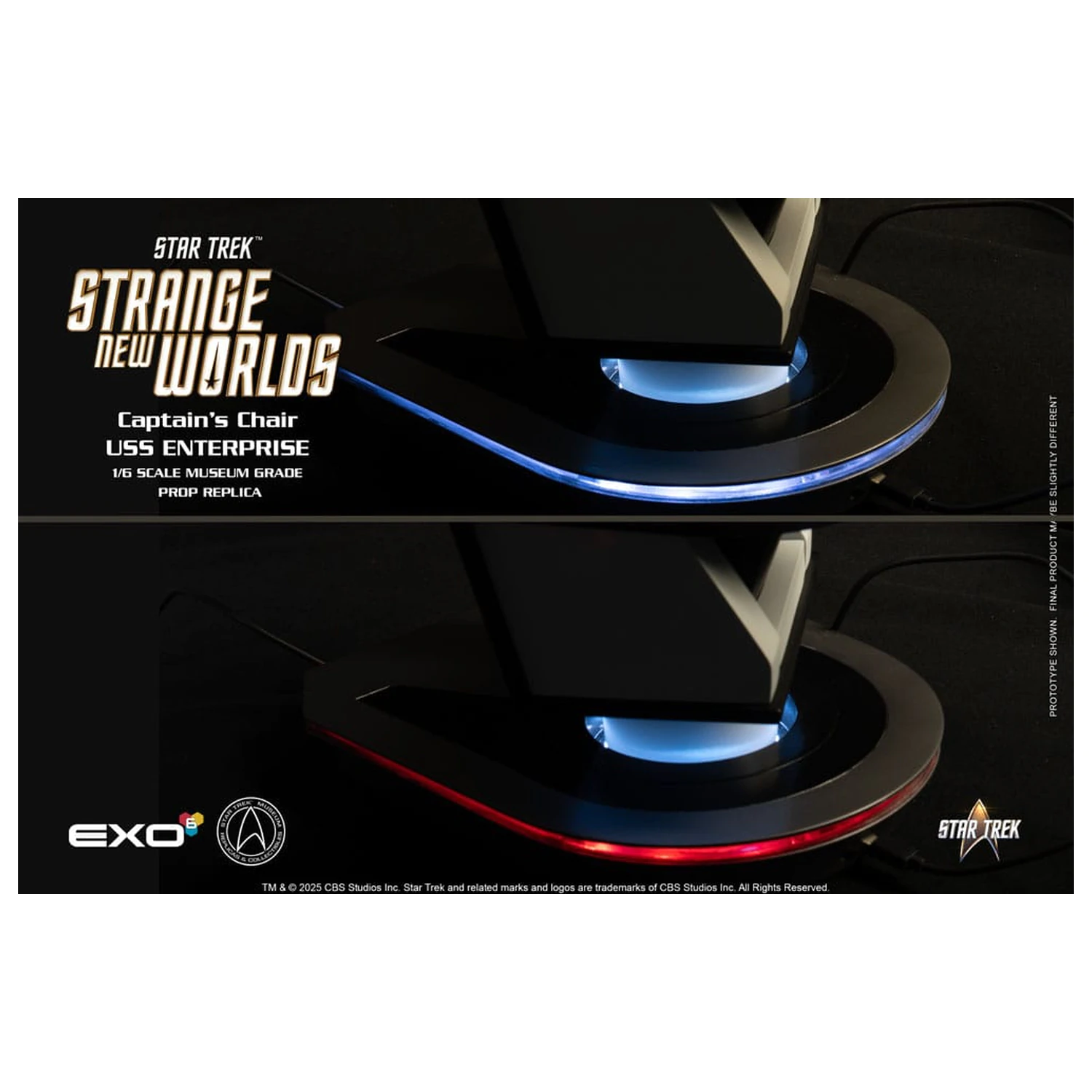 Star Trek: Strange New Worlds 1/6 U.S.S. Enterprise Scaun de comandă 19 cm poza produsului