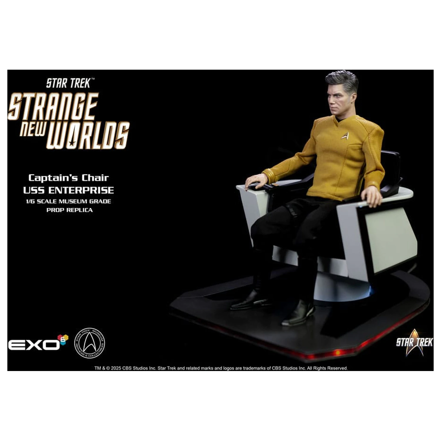 Star Trek: Strange New Worlds 1/6 U.S.S. Enterprise Scaun de comandă 19 cm poza produsului