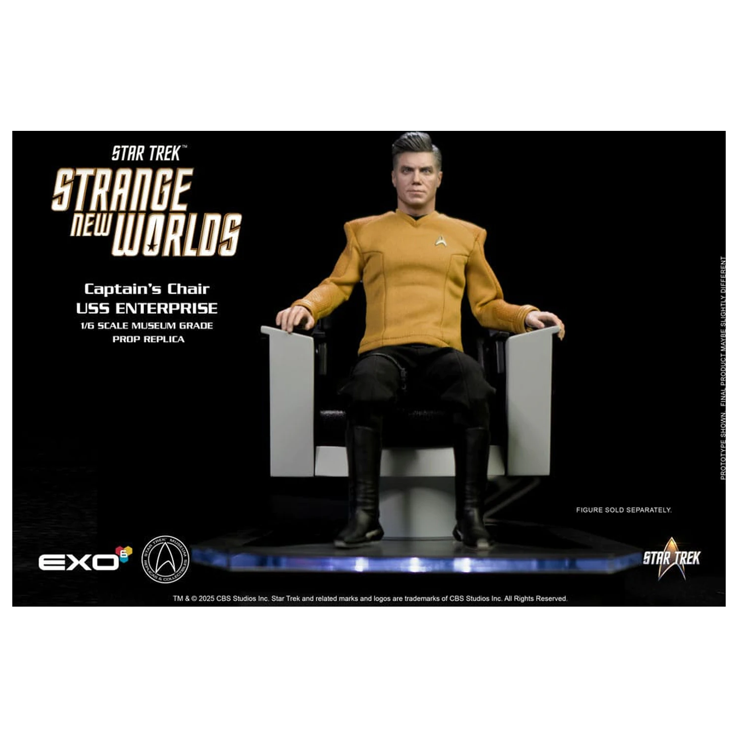 Star Trek: Strange New Worlds 1/6 U.S.S. Enterprise Scaun de comandă 19 cm poza produsului