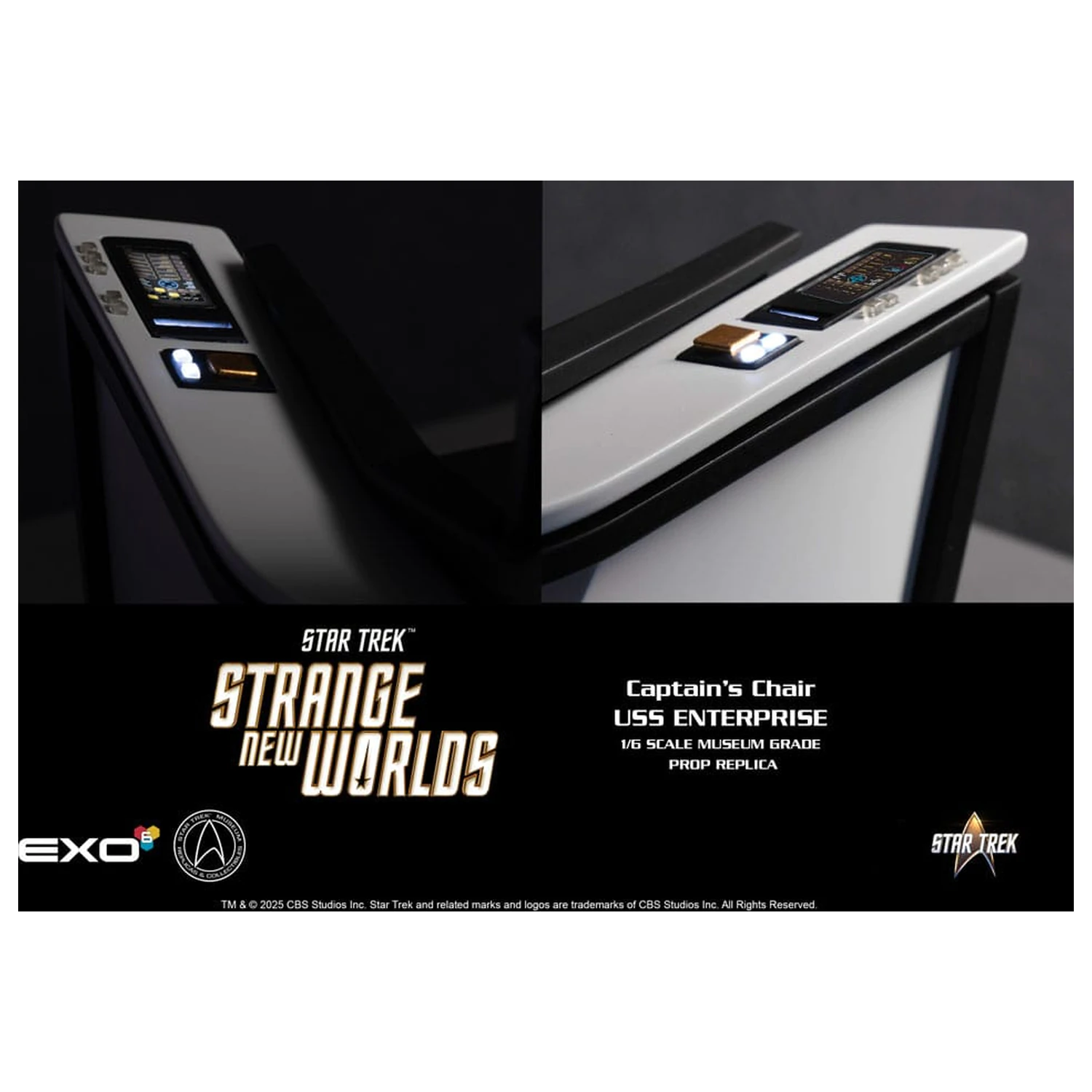 Star Trek: Strange New Worlds 1/6 U.S.S. Enterprise Scaun de comandă 19 cm poza produsului