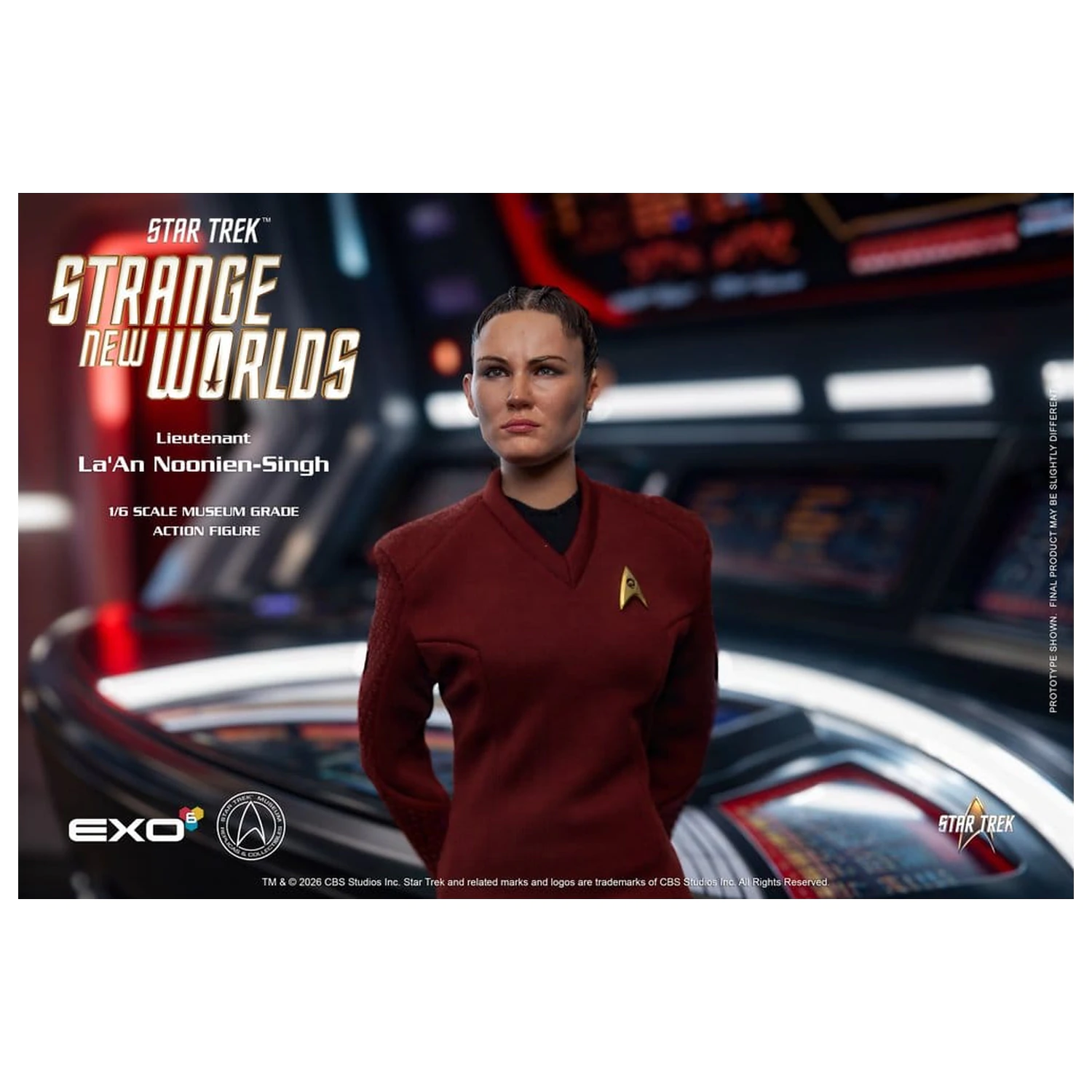 Star Trek: Strange New Worlds Figurina de actiune 1/6 Lt. La'An Noonien-Singh 28 cm poza produsului