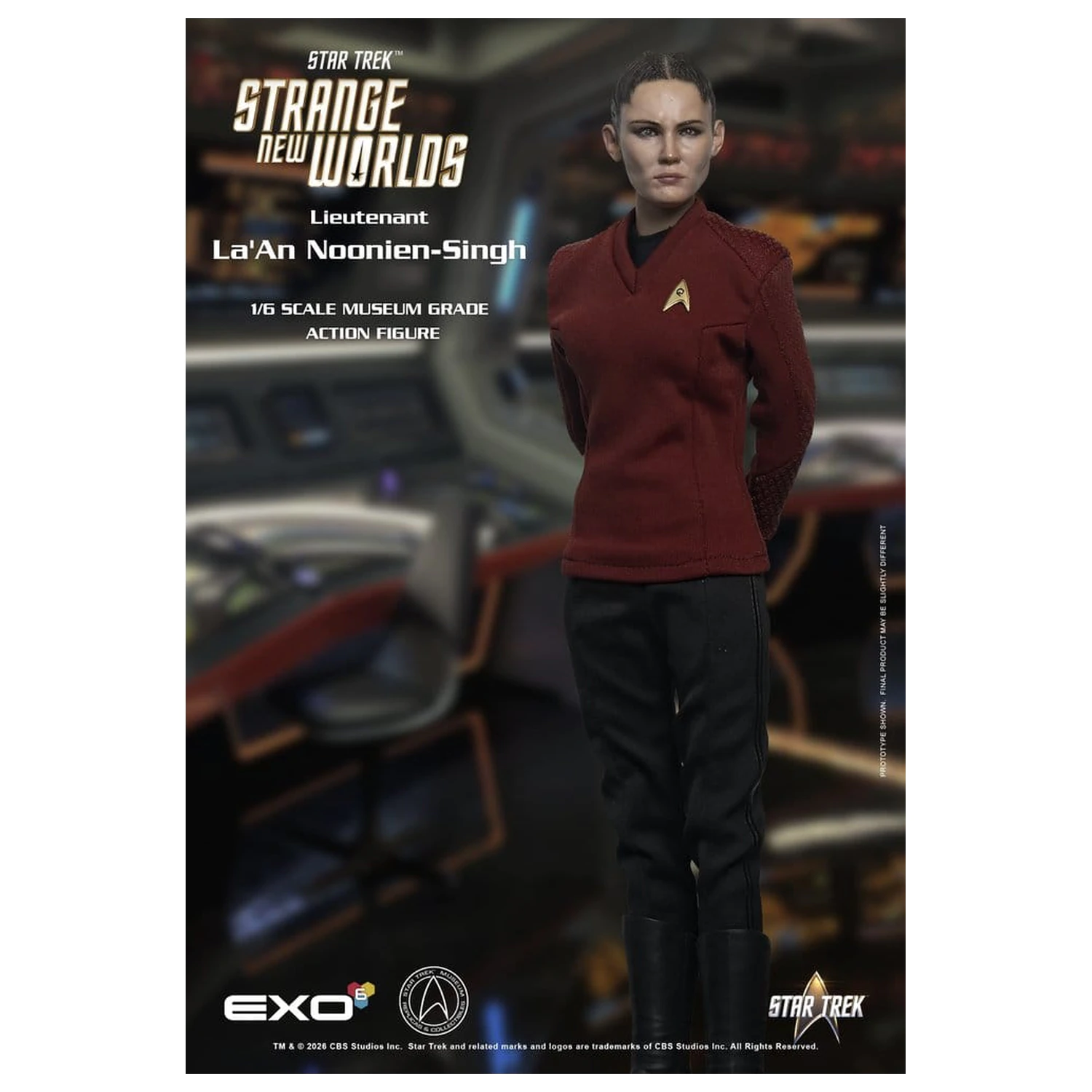 Star Trek: Strange New Worlds Figurina de actiune 1/6 Lt. La'An Noonien-Singh 28 cm poza produsului