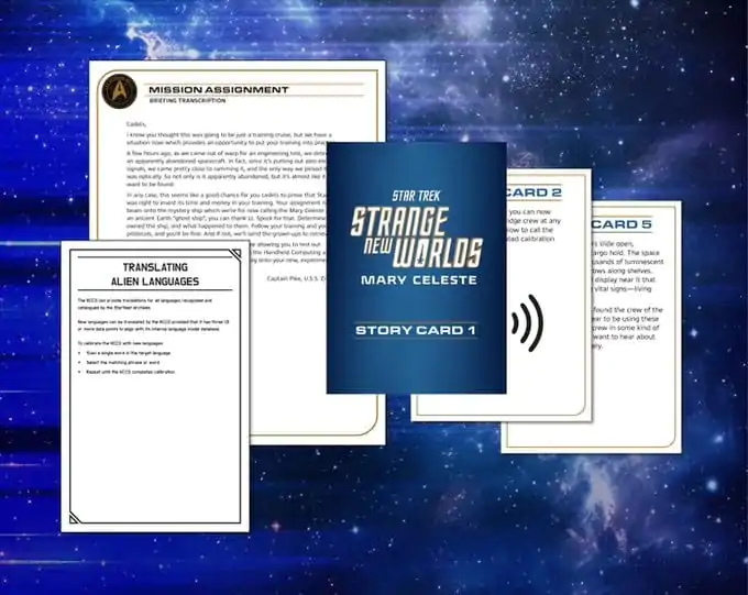 Star Trek Strange New Worlds Joc Escape Room Mary Celeste Versiune engleza poza produsului