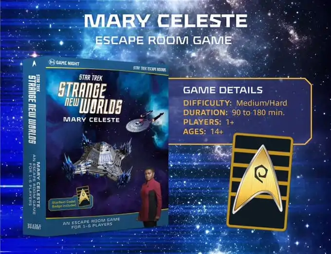 Star Trek Strange New Worlds Joc Escape Room Mary Celeste Versiune engleza poza produsului